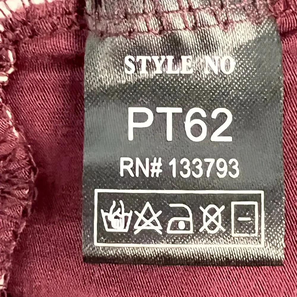 POL Embroidered Sleeveless Burgundy Dress Size Medium Flowy Boho Romantic Indie